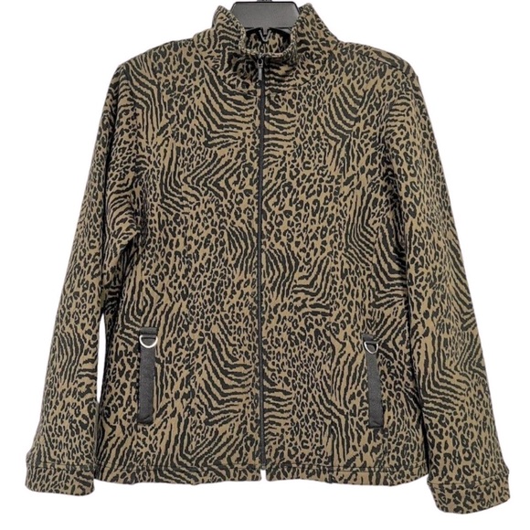 RAFAEL Jackets & Blazers - RAFAEL Sport Cheetah Print Jacket Size M